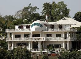 La maison en forme d'avion